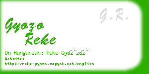 gyozo reke business card